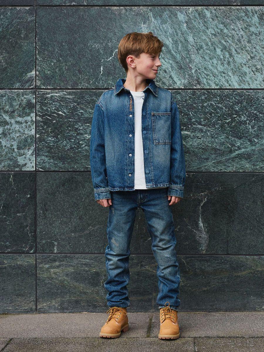 13244814/Vintage Medium Blue Denim NAME.IT