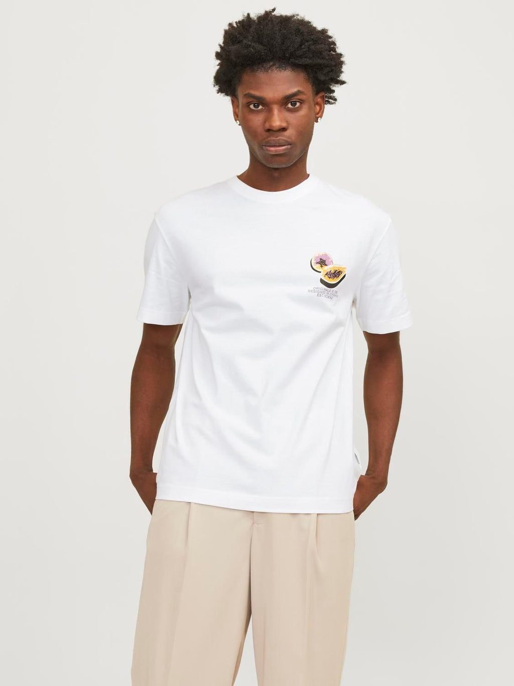 12252175/Bright White JACK AND JONES