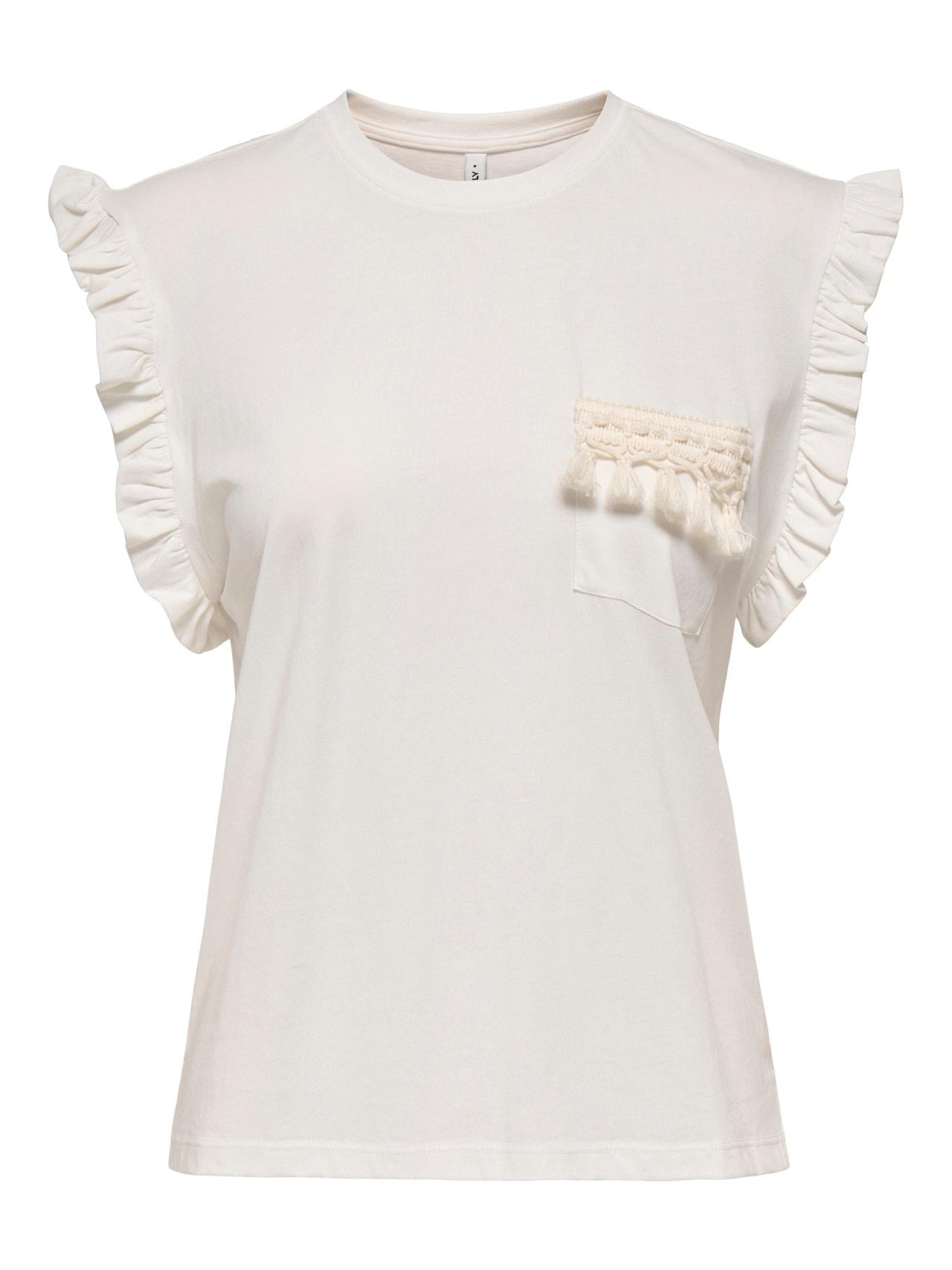 ONLFILIPPA LIFE S/S DETAIL POCKET TOPJRS 