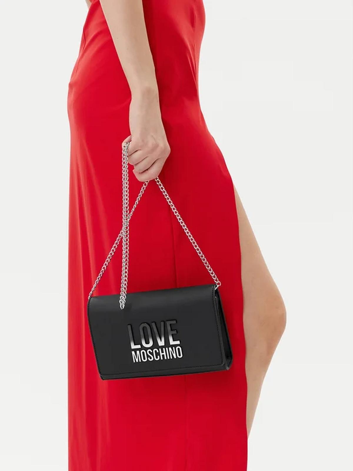 BORSA PU GRS NERO+GALV.NIKEL 
