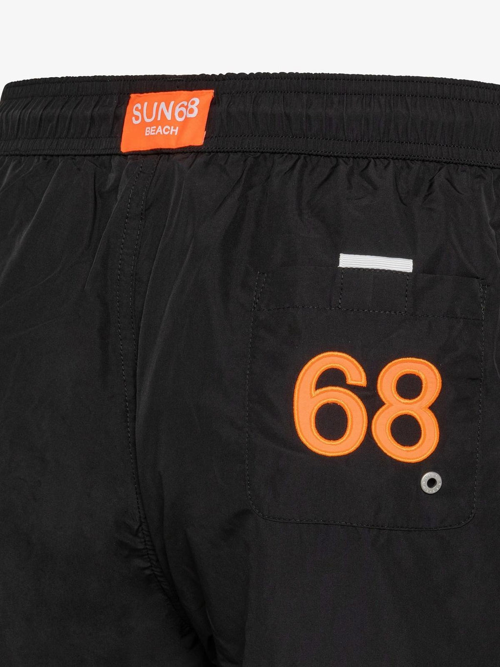SWIM PANT WITH LOGO FLUO 