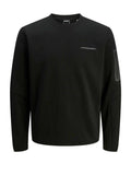 JACK AND JONES JCOFUSION PRINT SWEAT CREW NECK