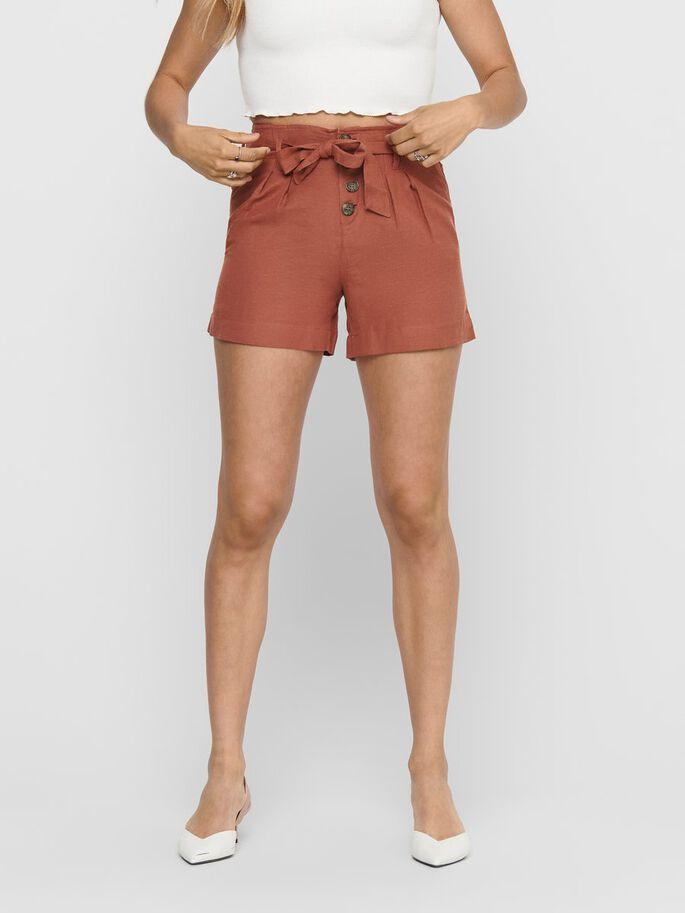 ONLVIVA LIFE HW BELT SHORTS PNT NOOS 