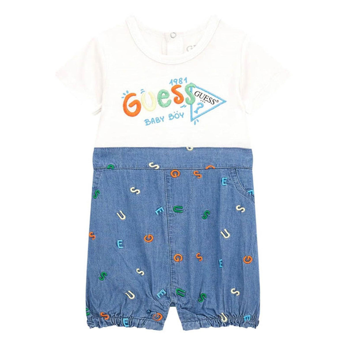 MIXED FABRIC SHORTIE 