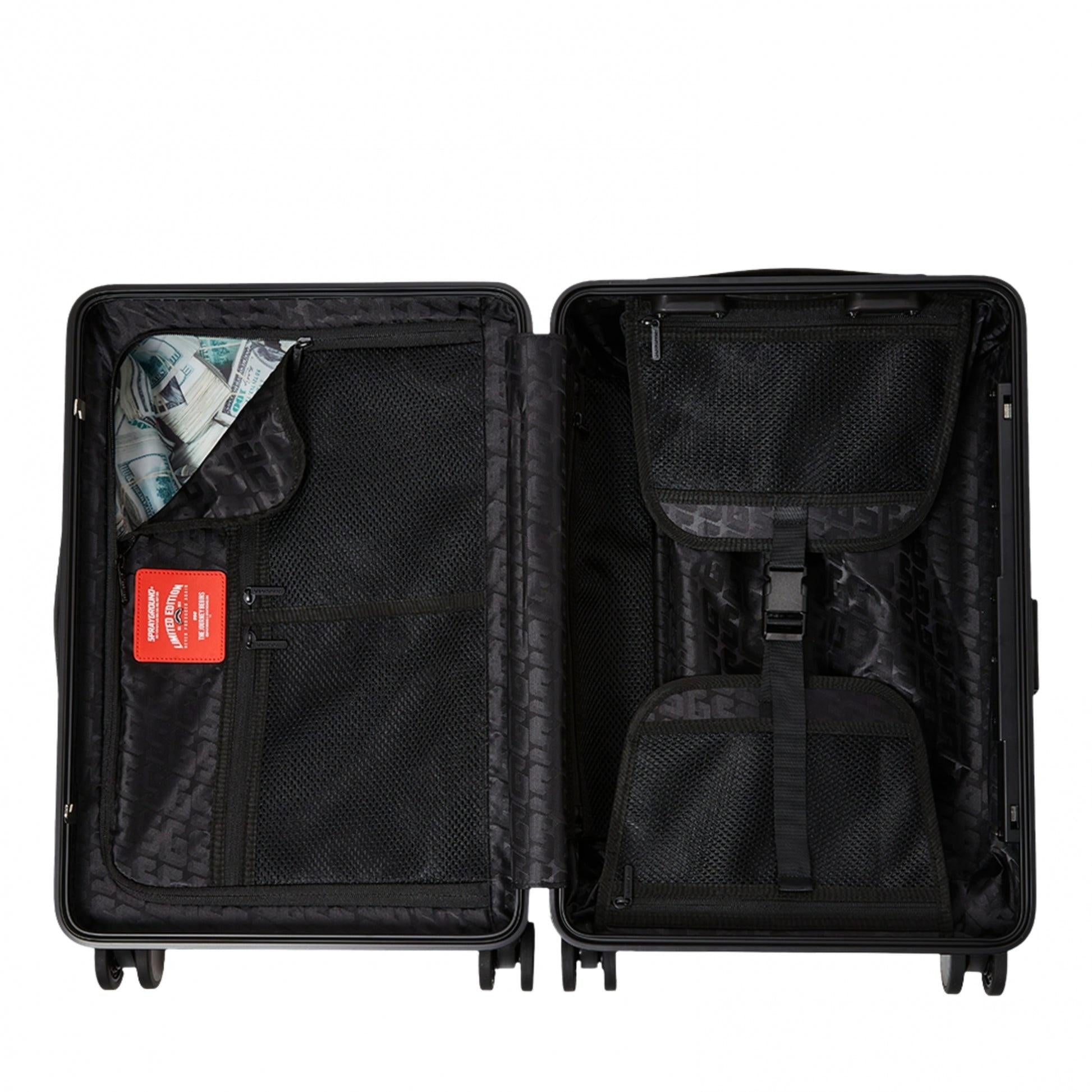 SPRITZ BLACK CARRY-ON LUGGAGE 
