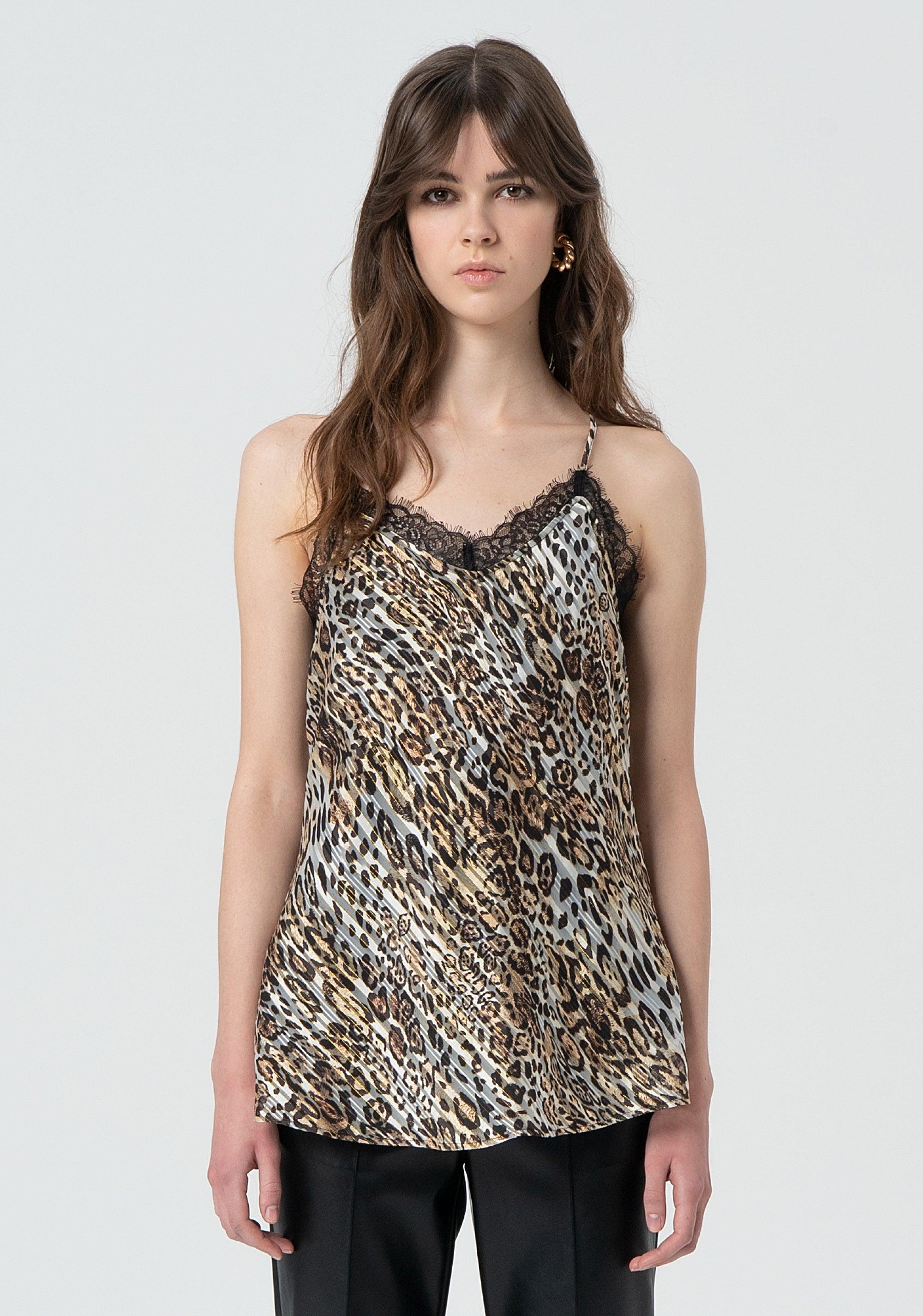 PRINTED TANK TOP SANDBLACK 