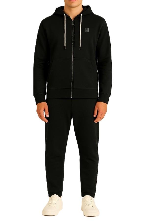 CAPPUCCIO ZIP FELPA 