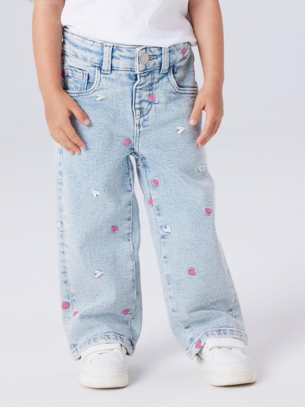 13250733/Light Blue Bleached Denim NAME.IT