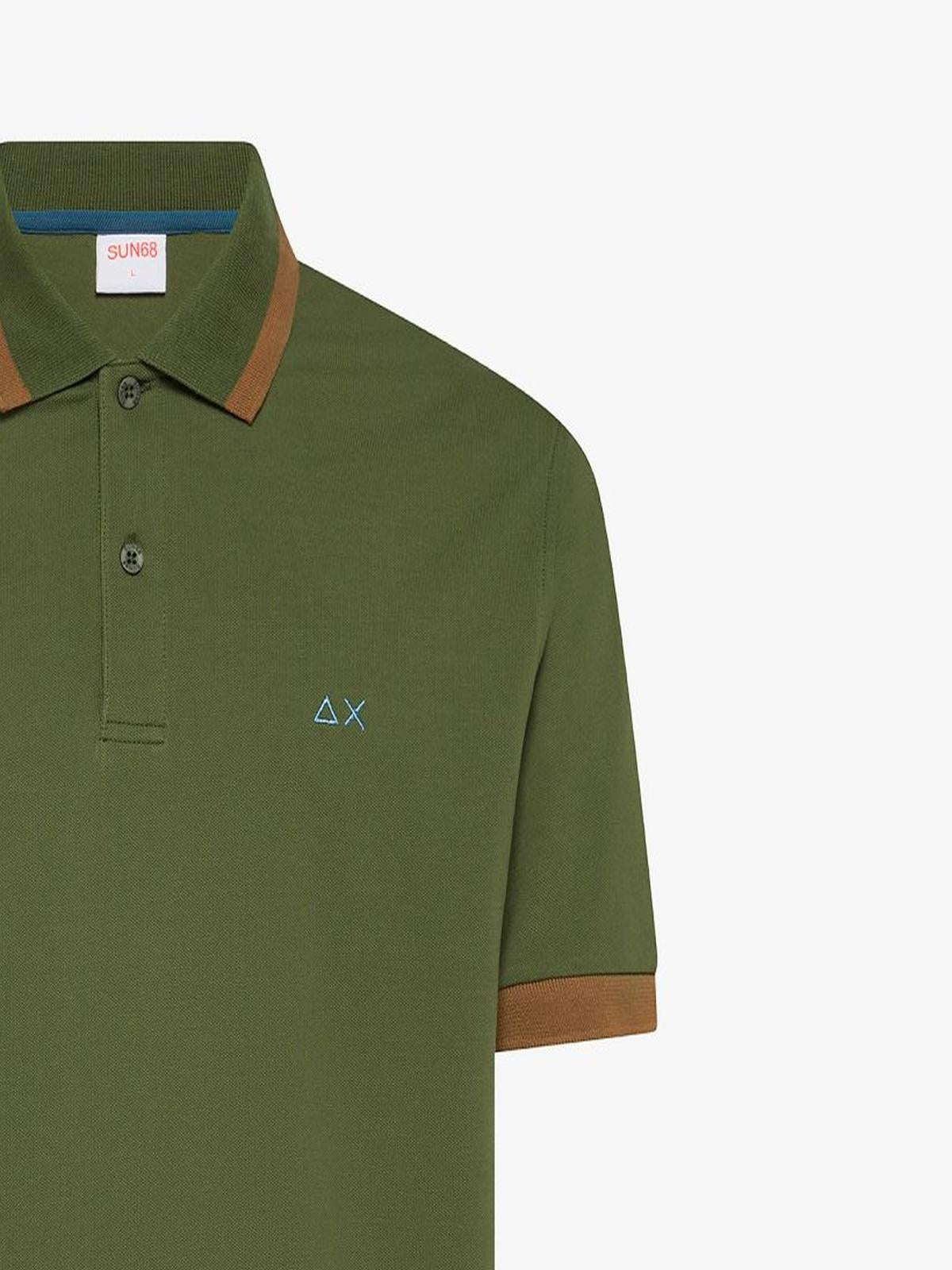 POLO BIG STRIPE ON COLLAR S/S 