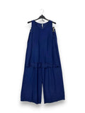 LOVEme Completo canotta over più lunga dietro con pantalone a palazzo