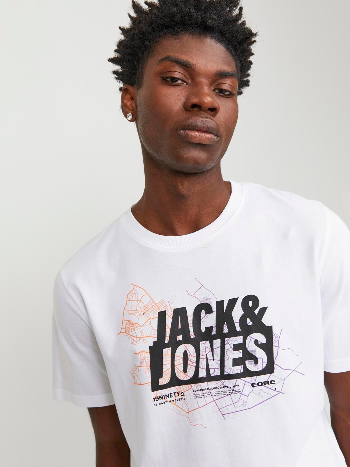 12252376/White JACK AND JONES