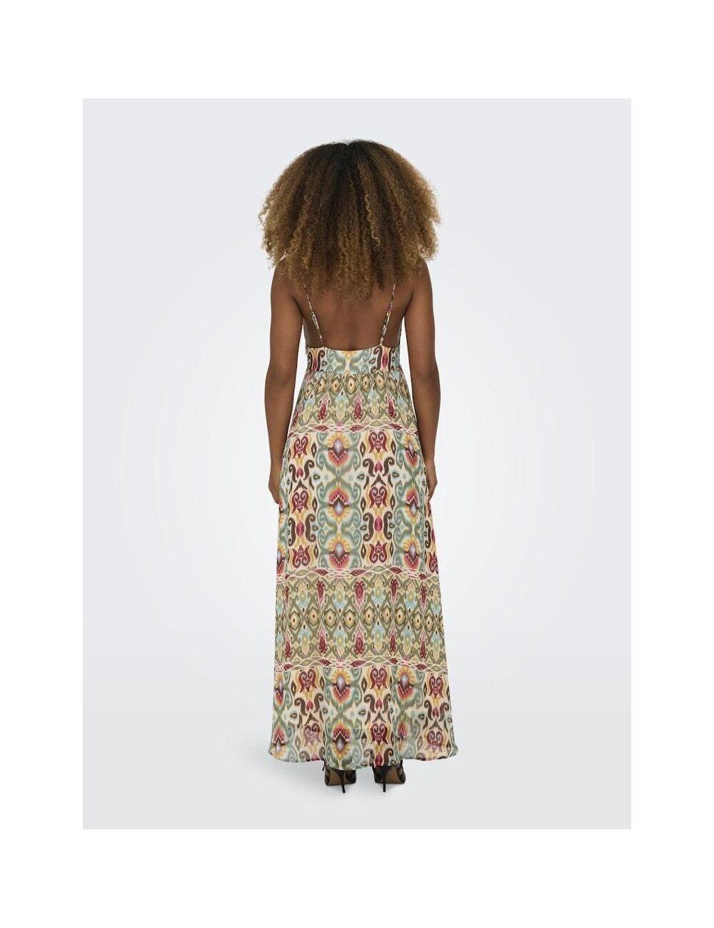 ONLASTA LIFE STRAP VNECK ANKEL DRESS PTM 