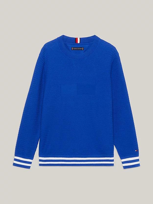 TH FLAG STRUCTURED SWEATER KB0KB08721T/C66 TOMMY HILFIGER