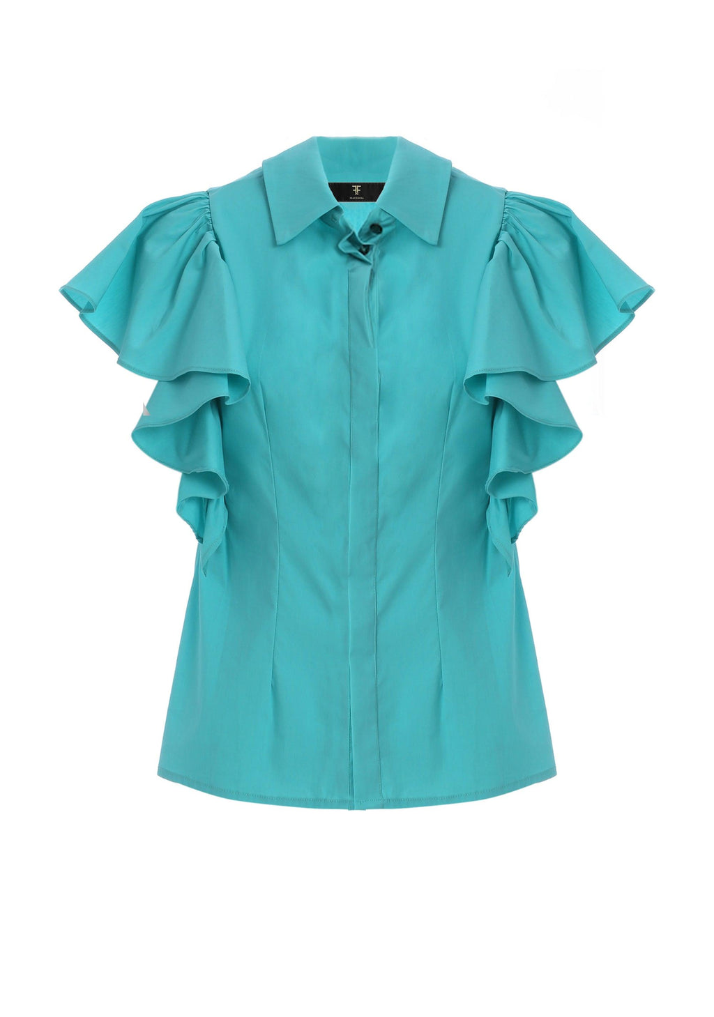 SHIRT TURQUOISE FS24ST6003W52001/268 FRACOMINA