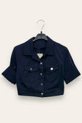 LOVEme Giacca crop in cotone