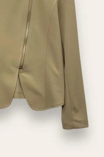 giacca chiodo in crepe AM-10666/AM-8045/SABBIA LOVEme