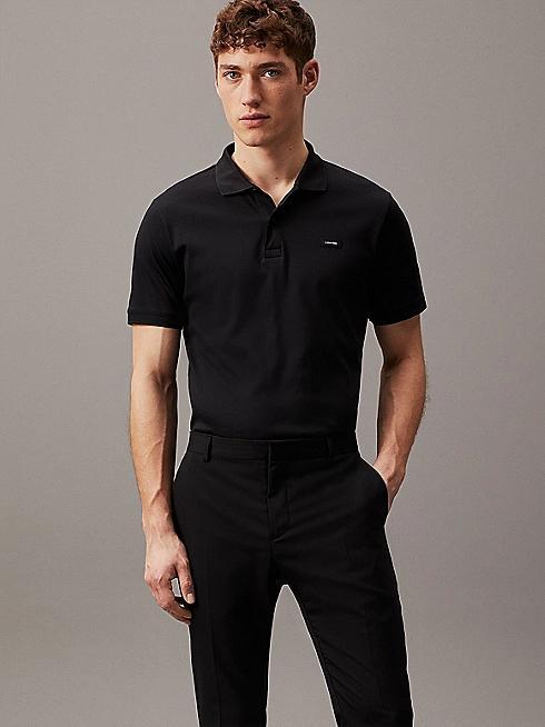 SMOOTH COTTON  SLIM POLO K10K111657/BEH CALVIN KLEIN