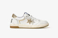 SNEAKERS WEEK STAR BIANCO/ORO CON BORCHIE 