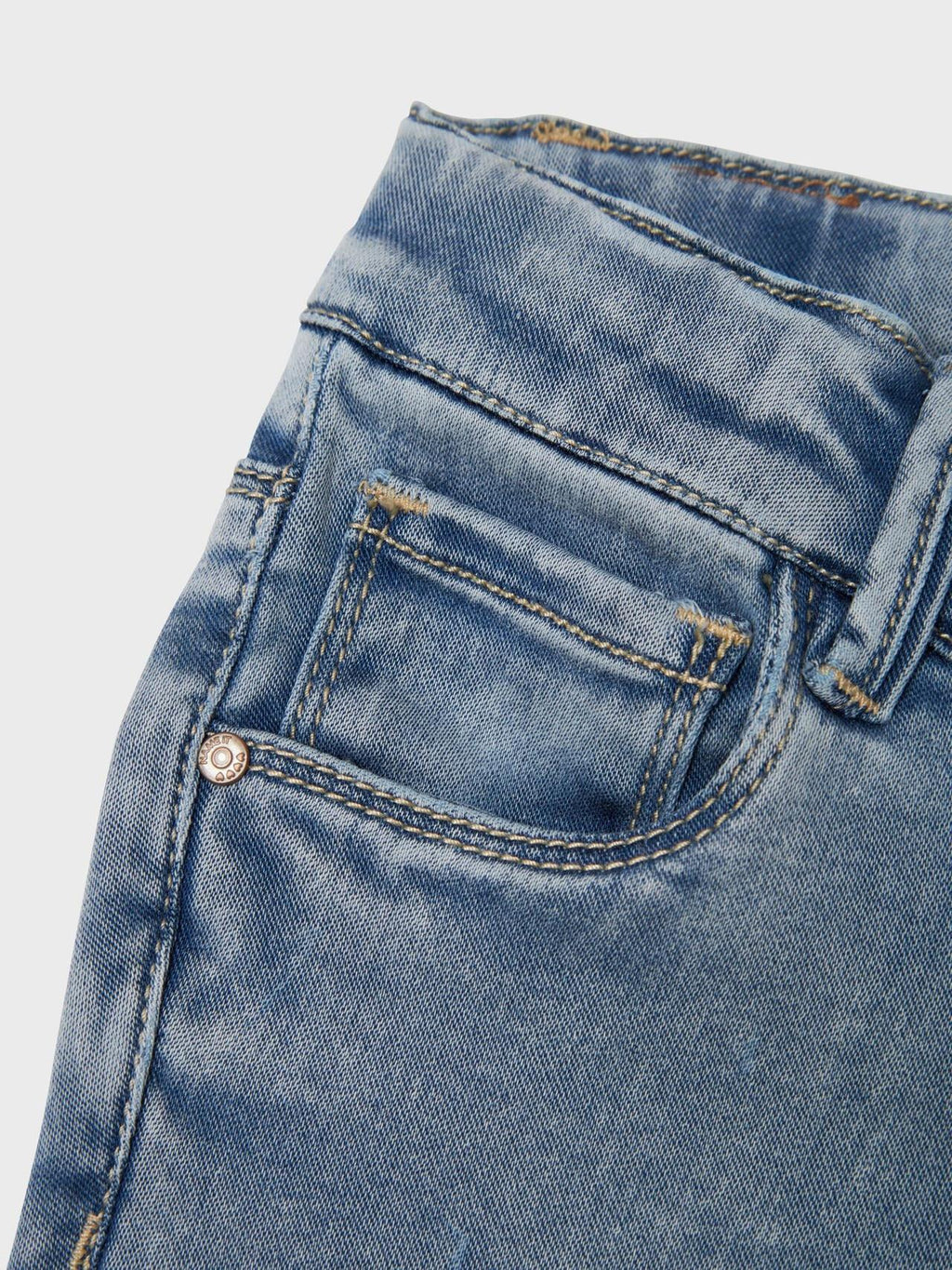 13224658/Light Blue Bleached Denim NAME.IT