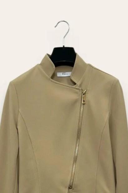 giacca chiodo in crepe AM-10666/AM-8045/SABBIA LOVEme