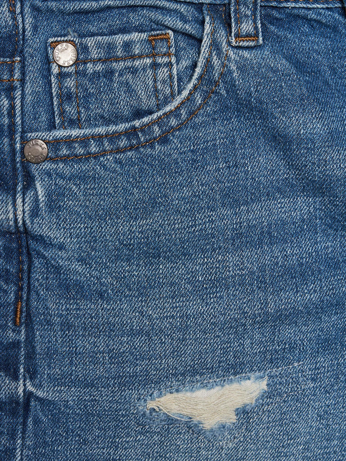 DENIM LINEN SHORTS 