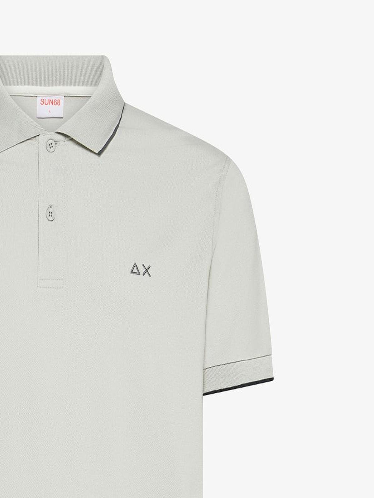 POLO SMALL STRIPE ON COLLAR S/S 