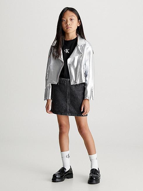 SILVER PERFECTO HWK JACKET IG0IG02307T/0IM CALVIN KLEIN JEANS