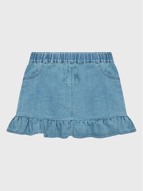 SET SS T-SHIRT+DENIM SKIRT K3GG01K6YW0/P01G GUESS
