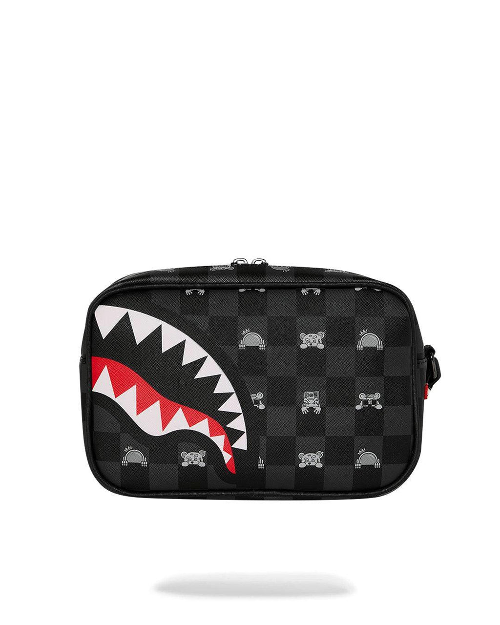 GRAY PEEKING CHARACTER CHECK<BR/>TOILETRY BRICK 