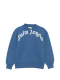 PALM ANGELS CURVED LOGO REG. CREWNECK BOY