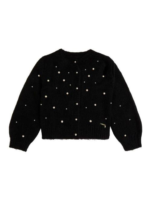 LS SWEATHER W/PEARLS J2BR08Z32H0/JBLK GUESS