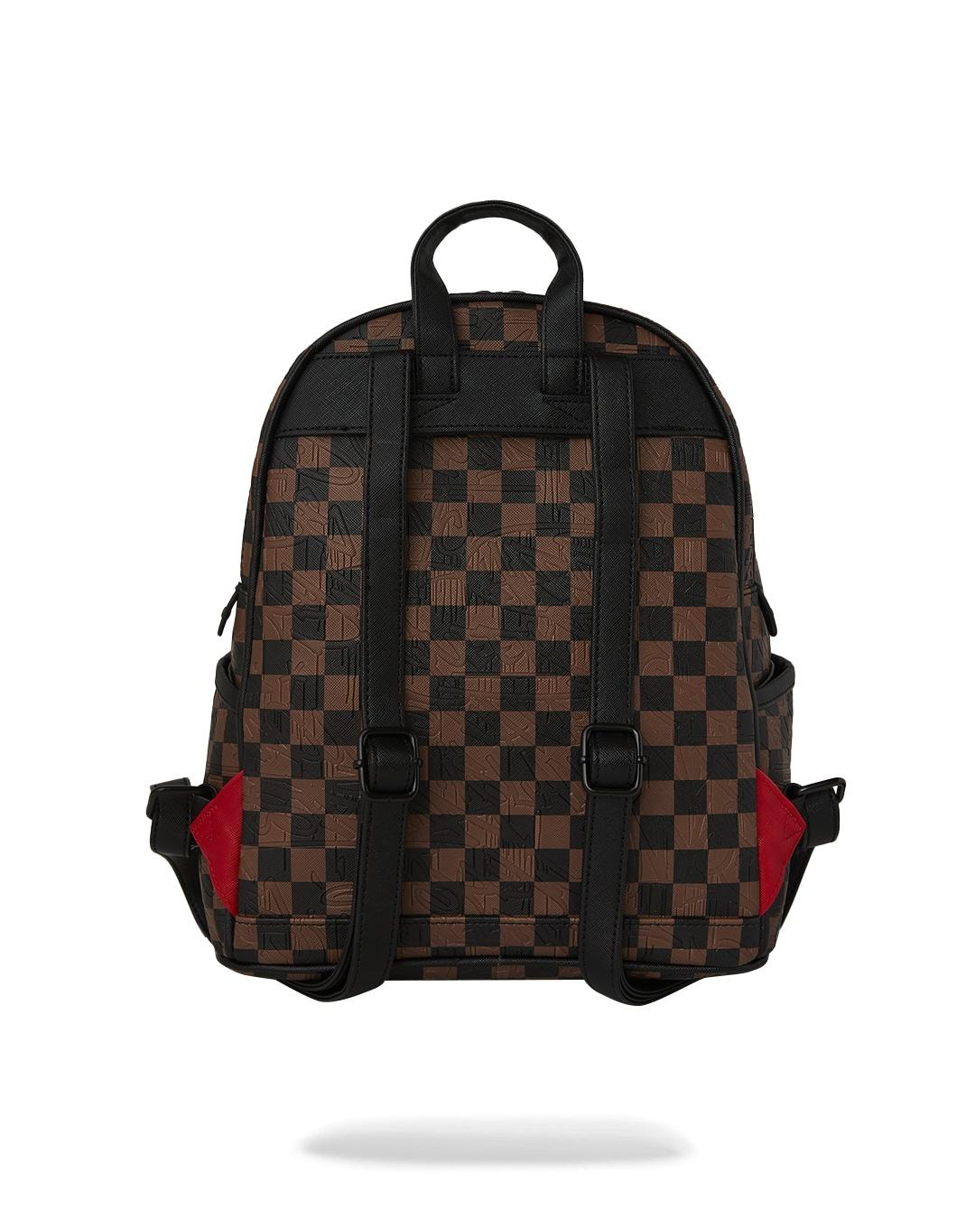 CHECK 2 EMBOSS SAVAGE BACKPACK 910B8233NSZ/CHECK SPRAYGROUND