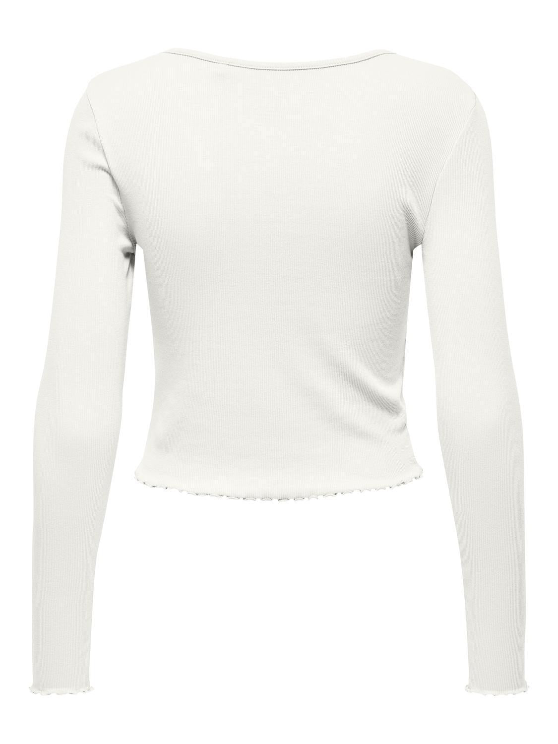 ONLBETTY L/S V-NECK TOP CC JRS 