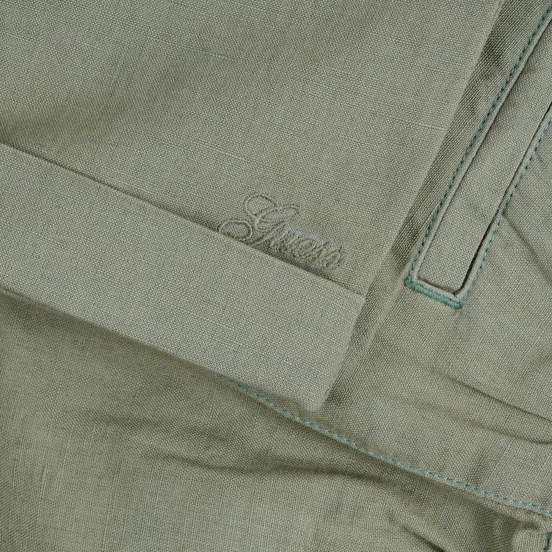 LINEN BLEND SHORTS 