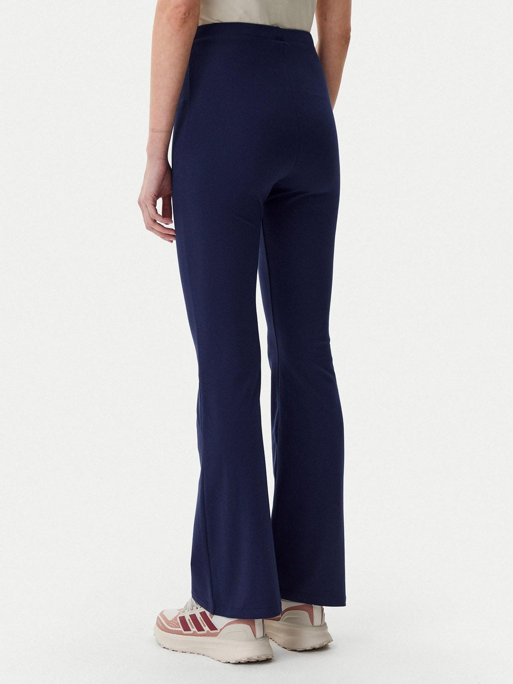 W SL SJ FLARLEG DKBLUE/WHITE 