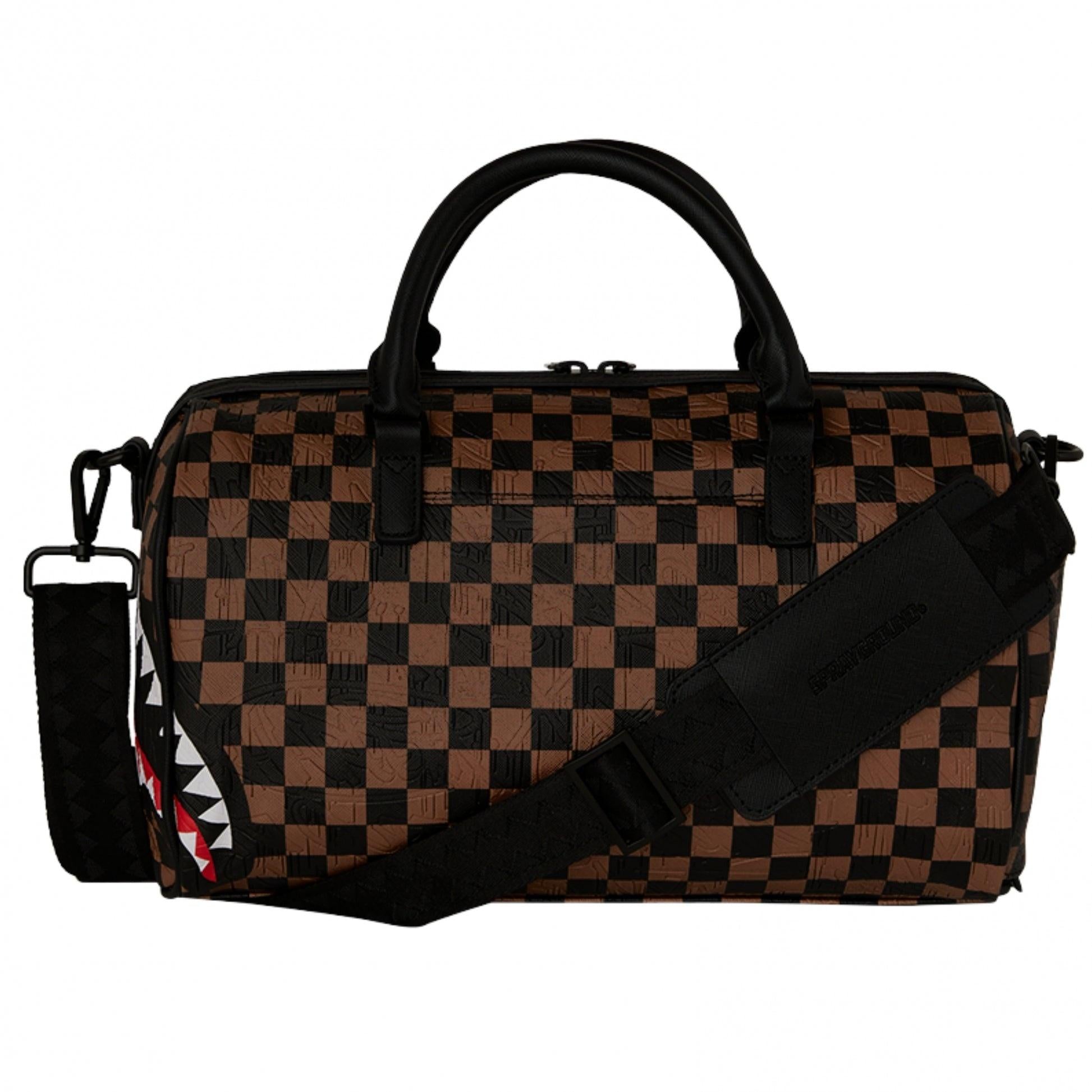CHECK 2 EMBOSS MINI DUFFLE 