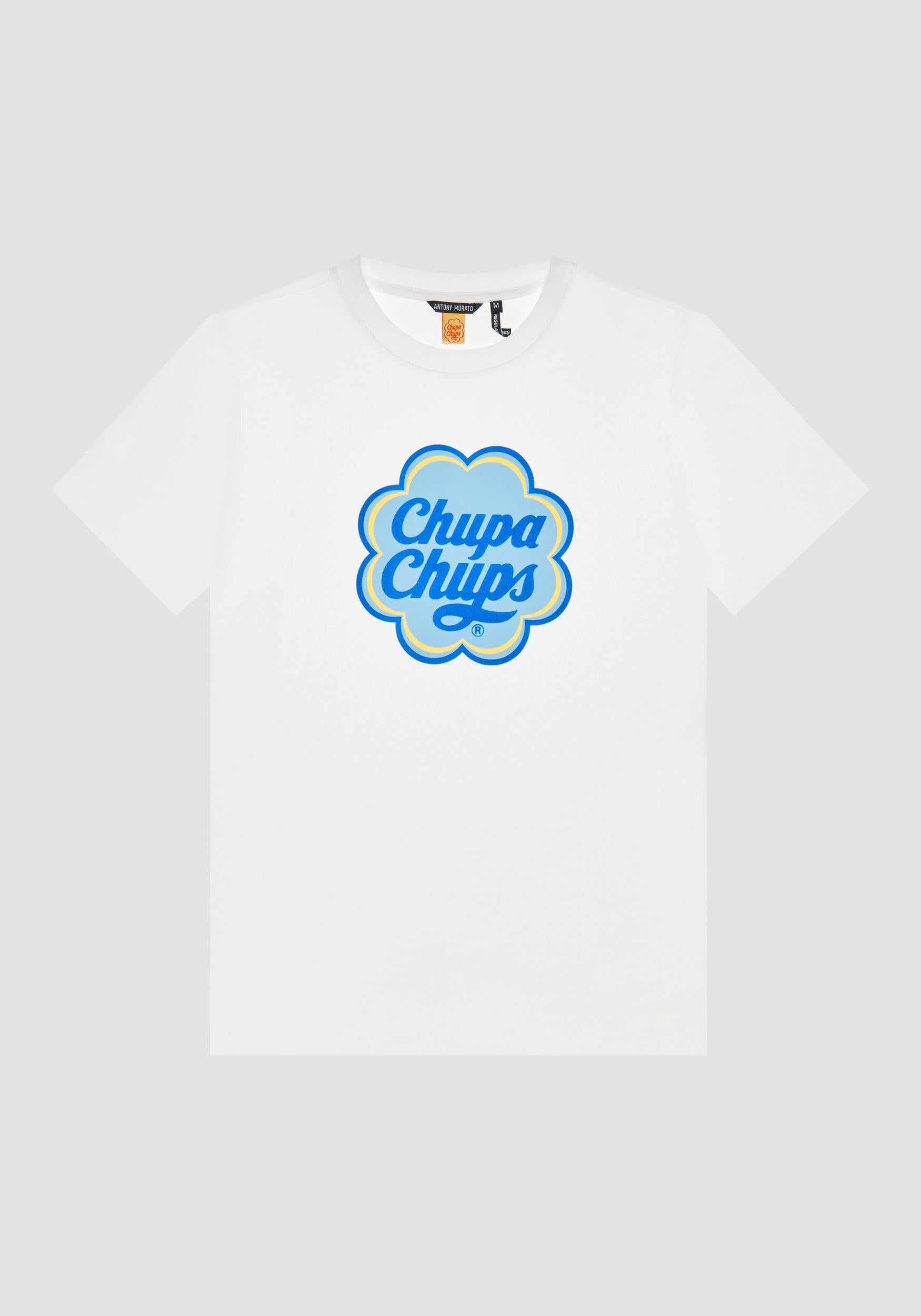 T-SHIRT REGULAR FIT IN COTONE 