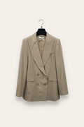 Lined double-breasted jacket