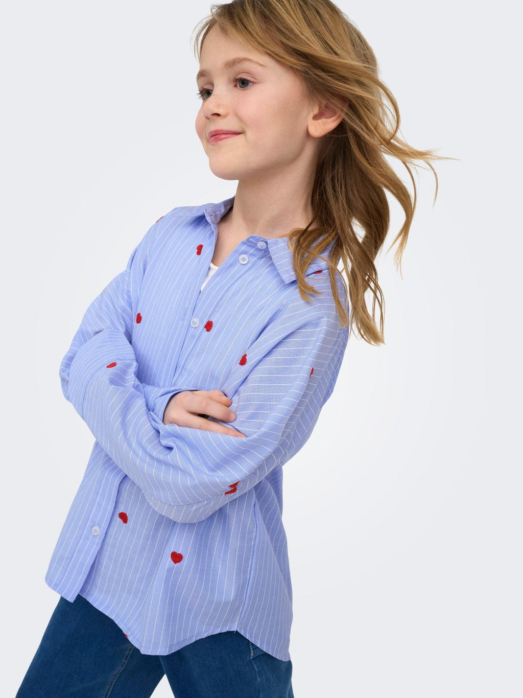 15368227/Moonlight Blue Stripes Red ONLY KIDS