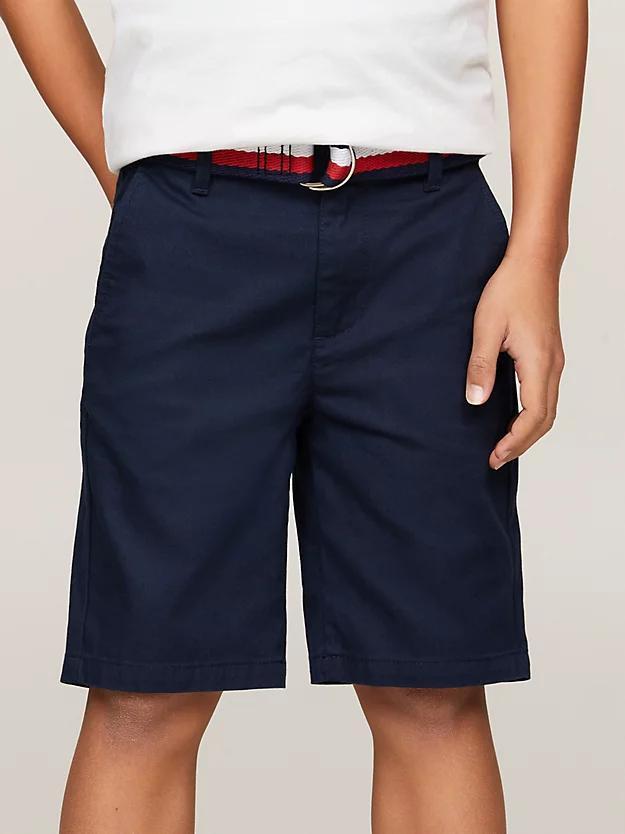 WOVEN BELTED SHORTS KB0KB08845T/DW5 TOMMY HILFIGER