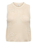 ONLY ONLIVY SL PEARL O-NECK TOP KNT