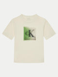 LARGE SHIFTED CK SS T-SHIRT 