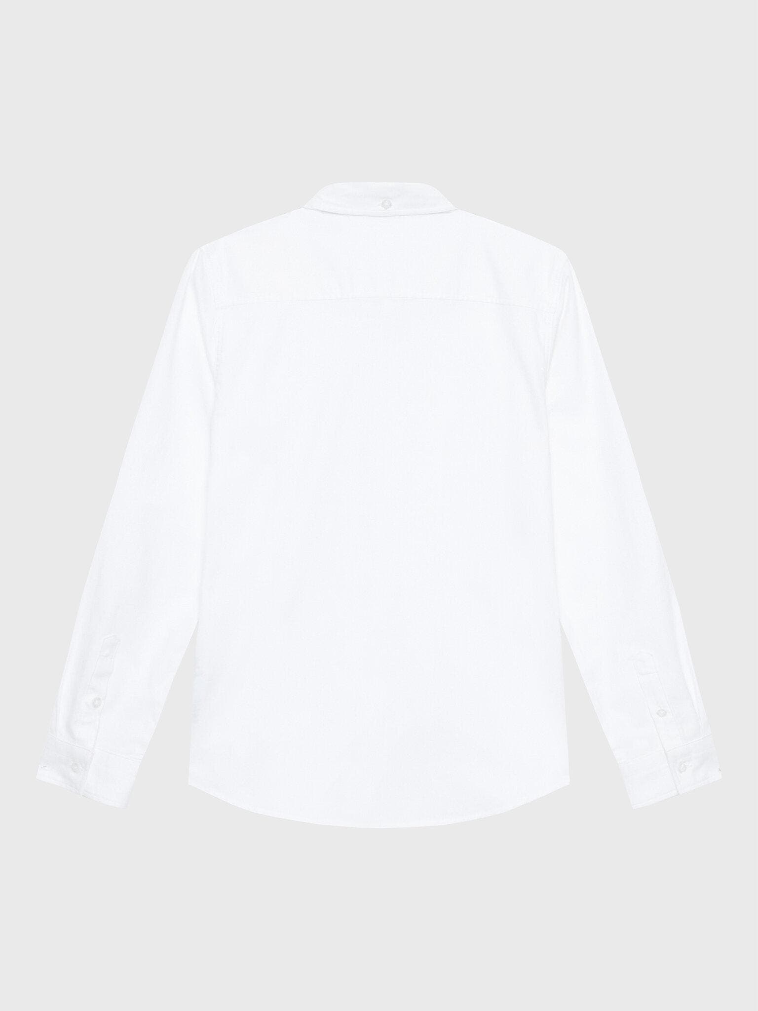 BRUSH HERRINGBONE ADJ. LS SHIR 