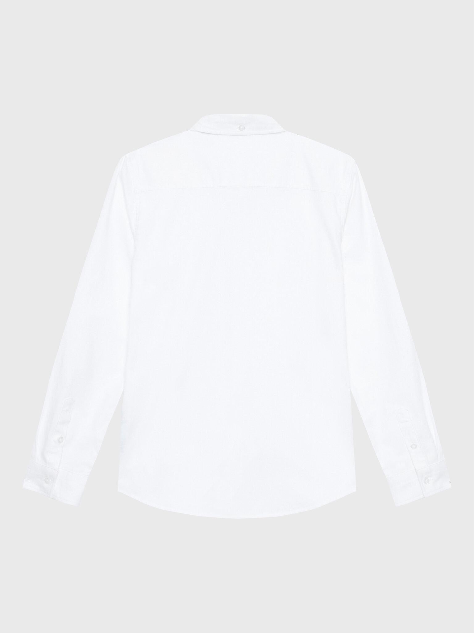 BRUSH HERRINGBONE ADJ. LS SHIR 