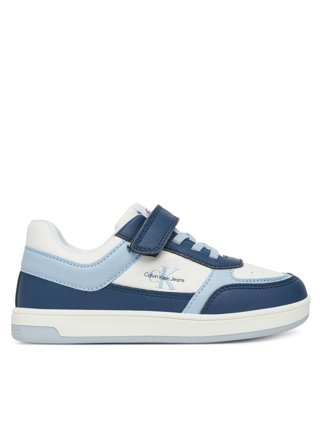 SNEAKER BASSA LACCI/VELCRO 