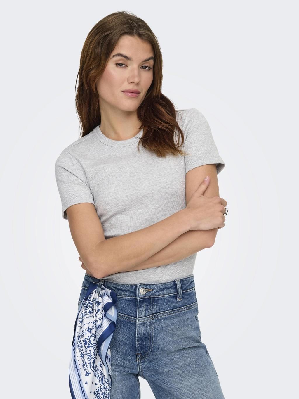 15339774/Light Grey Melange Casual ONLY