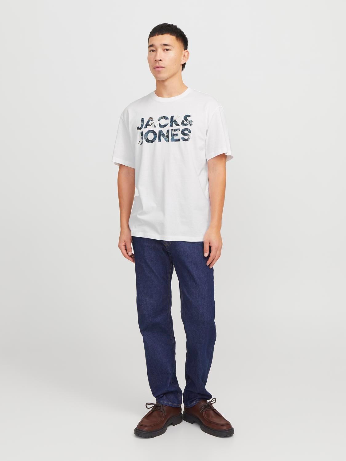 12268127/White JACK AND JONES