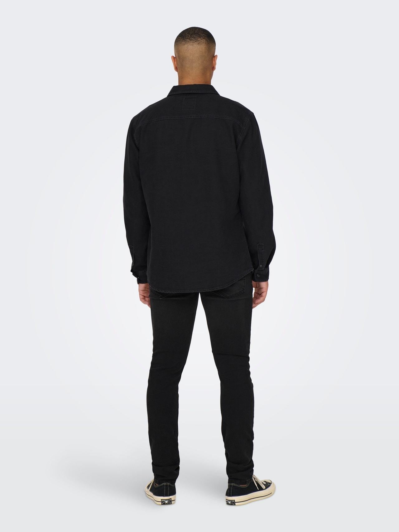 22023247/Dark Grey Denim ONLY&SONS