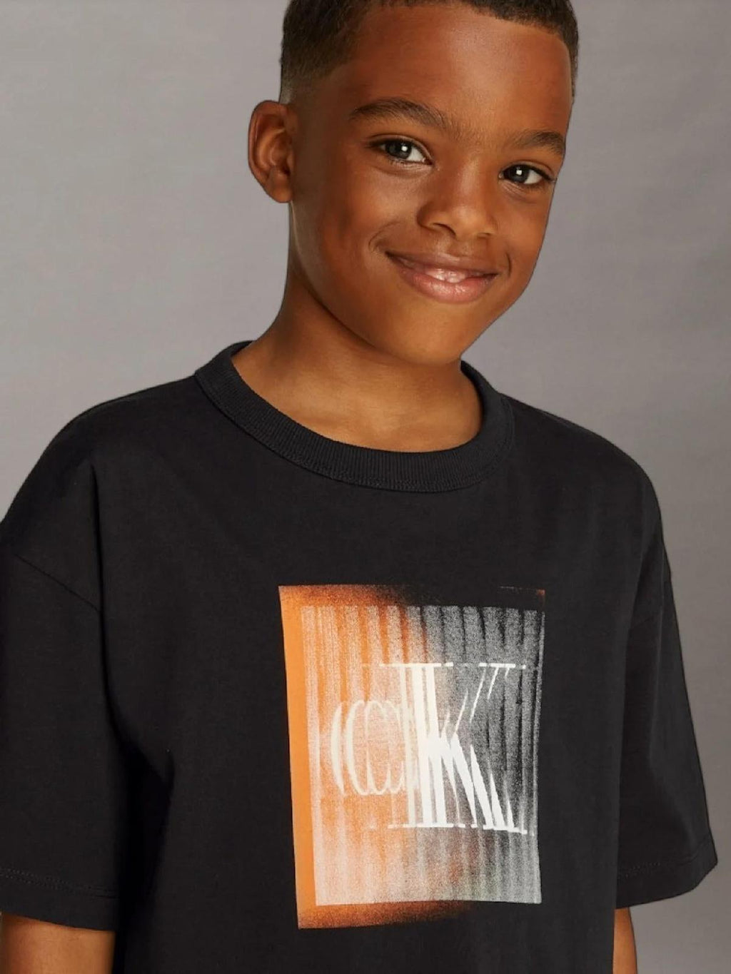 LARGE SHIFTED CK SS T-SHIRT 