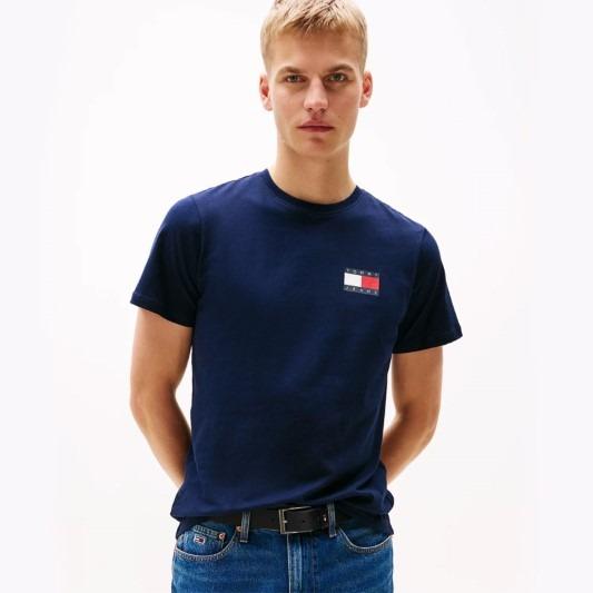 TJM SLIM ESSENTIAL FLAG TEE EXT DM0DM20740/C1G TOMMY JEANS